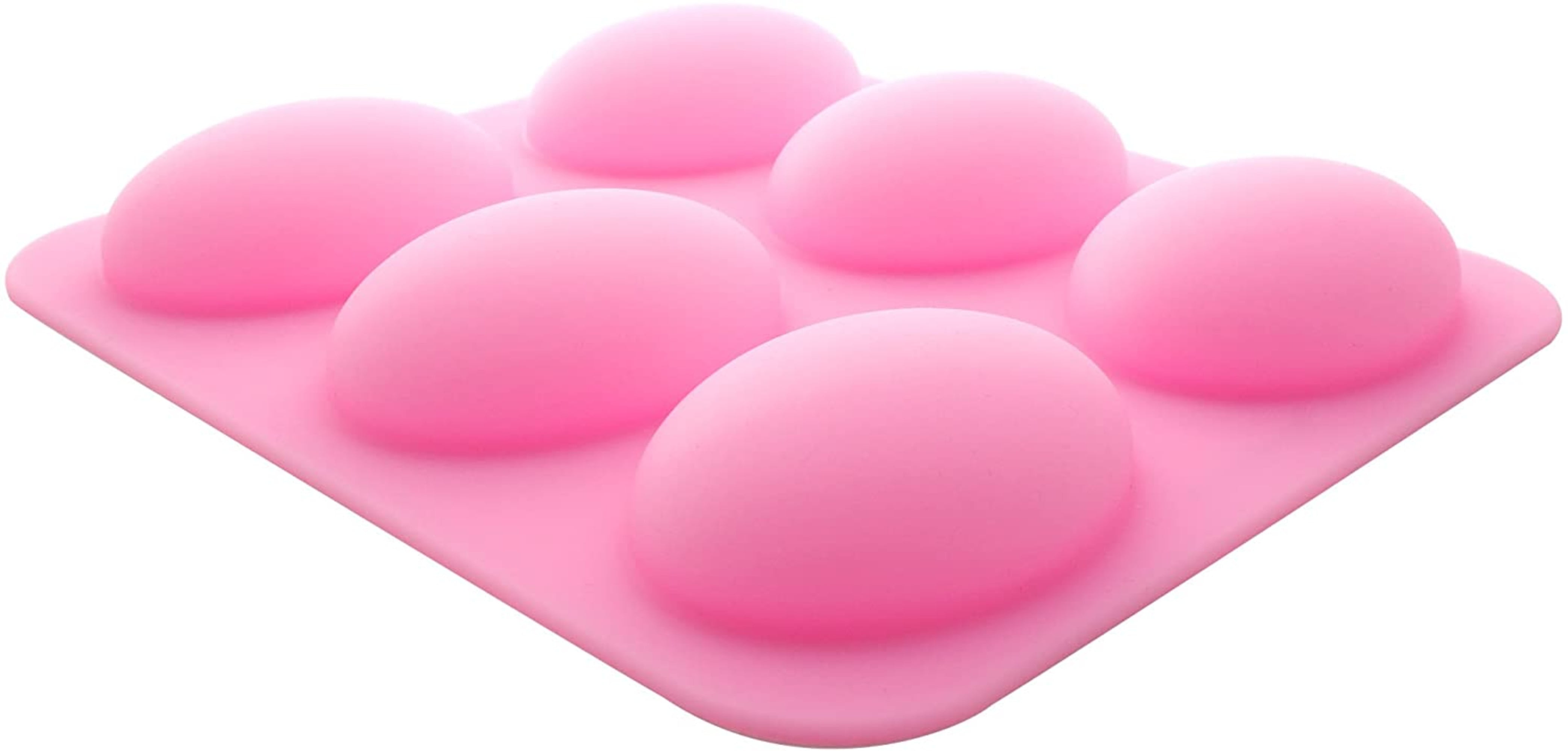 Traytastic! 6 Cavity Silicone Oval Mold for DIY Crafts & Soap Bar