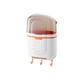 thumbnail image 1 of Palillos de drenaje de drenaje Punch-Free 3 compartimentos abrochable desmontable autoadhesivo almacenamiento organizador contenedor con tapa blanca Sweethay HA011979-01B, 1 of 7