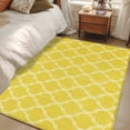 thumbnail image 4 of Area Rugs 2.7'x5', Yellow Morocco Carpet for Living Room Bedroom Dining Room, Bohemia Nation Abstract Geometric Motifs Throw Kitchen Rugs Non Slip Washable Rectangle Indoor Outdoor Rugs, 4 of 8