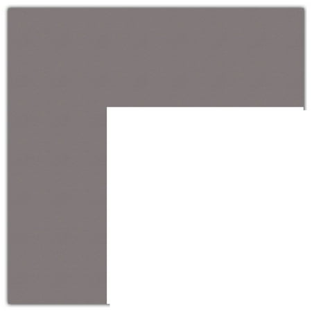 

ArtToFrames 14x27 Pewter Custom Mat for Picture Frame with Opening for 10x23 Photos. Mat Only Frame Not Included (MAT-189)