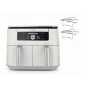 Ninja Foodi 6-in-1, 8 Quart 2-Basket Air Fryer with DualZone Technology -White