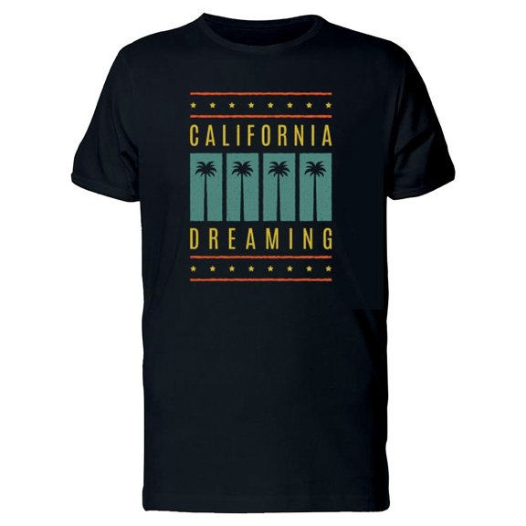 Retro Palms California Dreaming Tee Men's -Image by Shutterstock