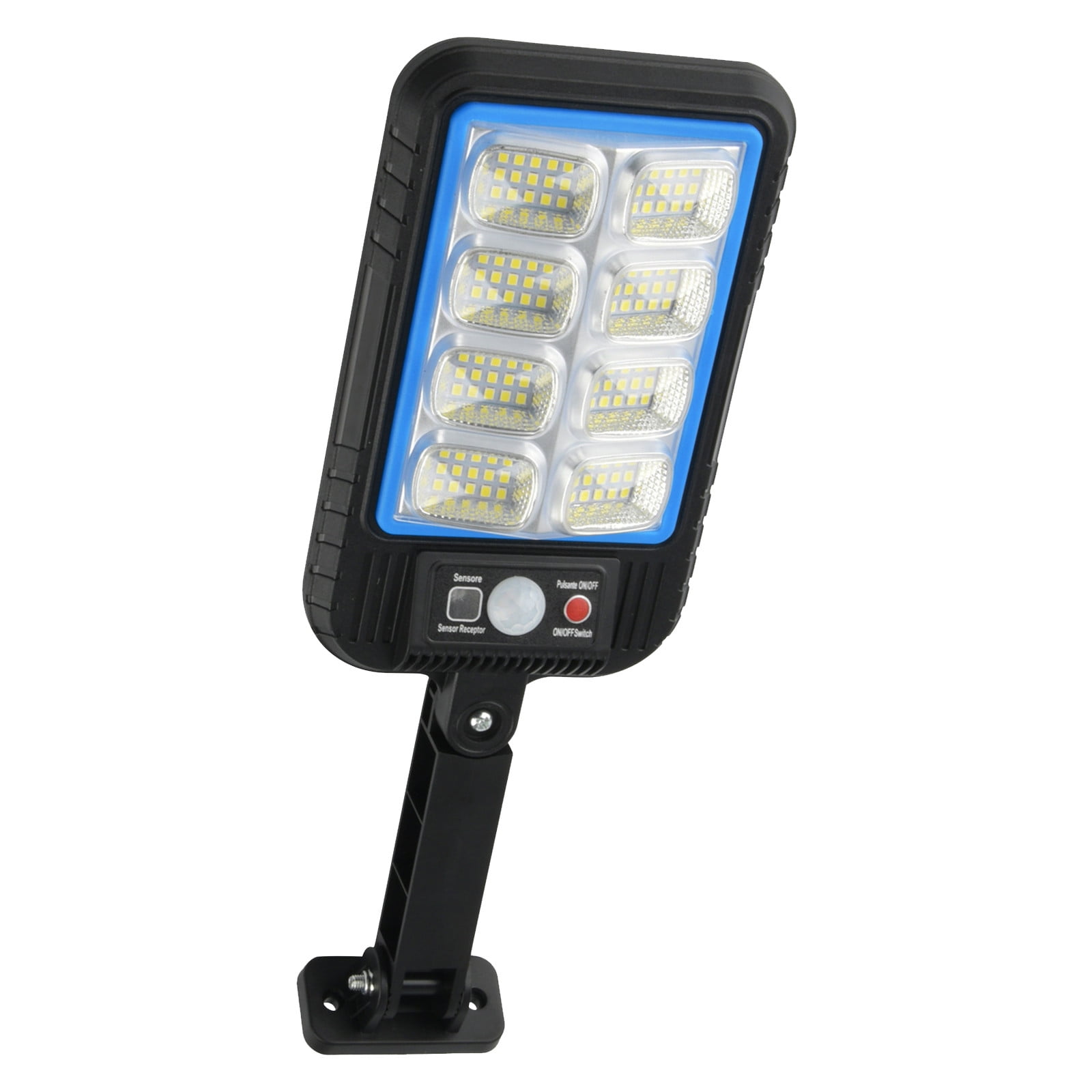 4-Pack Solar Outdoor Lights, Motion Sensor Flood Light with 3 Modes, Dusk to Dawn Solar Powered Street Light, Waterproof Security Wall Lamps with Remote Control for Yard, Garden, Garage
