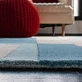 thumbnail image 4 of SAFAVIEH Rodeo Drive Clarissa Abstract Wool Runner Rug, Blue/Multi, 2'3" x 18', 4 of 7