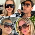 thumbnail image 3 of Gafas de Sol GRFISIA Cuadradas Sobredimensionadas con Protección UV400 para Mujeres y Hombres, 3 of 6
