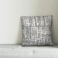 thumbnail image 2 of Creative Products Aztec Stamp in Gray 16x16 Spun Poly Pillow, 2 of 2
