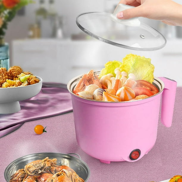 Máquina de Cocina Eléctrica con Vaporizador Un Interruptor para Dormitorio Doméstico Rosado Macarena mini vapor