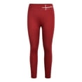 thumbnail image 3 of ORQ Women Elastic Solid Color Full-length High Waist Sporty&nbsp;Leggings, 3 of 6