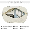 thumbnail image 3 of Bolsas de fin de semana para mujer con neceser, bolsa de viaje con bolsillos impermeables y funda para carrito de bebé, bolsa de viaje para pasar la noche, bolsa deportiva_sai, 3 of 5