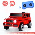 thumbnail image 4 of OLAKIDS Licensed Mercedes Benz G63 Kids Ride On Car, 12V Electric Vehicle with Remote Control, Double Open Doors, Music, Bluetooth, Wheels Suspension, Battery Powered for Children Boy Girl, 4 of 9