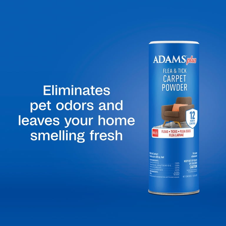 Adams Plus Flea and Tick Carpet Powder, 16 oz photo 5