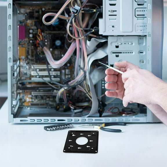 FRCOLOR 2pcs Pc Monitor Mount Cold Rolled Steel Wall Bracket For Computer Screen For Office Home Gaming And More Easy Installation