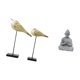 thumbnail image 5 of Estatuas de pájaros,Estatuas de pájaros de madera,decoración del hogar,decoraciones de pájaros,Estatua de mono,Estatua de Buda Mono para Interiores y Exteriores Budista,Figuras en miniatura, 5 of 8