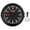Black, variant on M Buder 52mm / 2.05 inches Universal Dial Clock Gauge 0-12 Hour Display Red Backlight 12V/24V for Car Boat Marine Yacht RV Motorcycle Black Dial Black Frame Waterproof IP67[cite: 1]