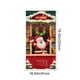 thumbnail image 3 of Decoración navideña para puerta de 6,66 x 2,99 pies, con Papá Noel como regalo, ideal para fiestas navideñas., 3 of 5