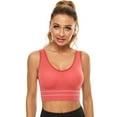 thumbnail image 2 of Xmarks Racerback Sports Bras Removable Padded, Wirefree Sports Bra Tops for Women,Comfort Molded Cup Bras, 2 of 12