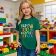 thumbnail image 5 of Shadoumai Kids 100 Days of School Shirt for Boys Girls Funny 100th Day of School Toddler Short Sleeve Shirts 3-9T, 5 of 7