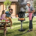 thumbnail image 3 of Costway Portable 1600W Electric BBQ Grill withTemperature Control & Grease Collector Black, 3 of 9