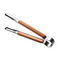 thumbnail image 2 of Food Tongs Long Handle Multipurpose Stainless Steel BBQ Serrated Tips Food Clips for Kitchen, 2 of 9