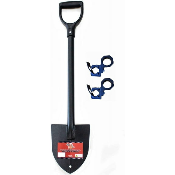 USA Made Bully UTV Roll Bar Shovel and Carrier Bar Mount Fits Round Roll Bars