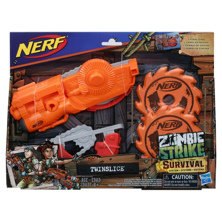 Nerf Zombie Strike Survival System Twinslice, Ages 8 and Up