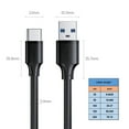 thumbnail image 3 of USB 3 to Type C Power Cable Efficient Data Transfer & Device Charging Cable for Tablets Phones & Gaming Consoles, 3 of 9