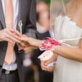 thumbnail image 6 of FENGGUIQU Set of 3 Fabric Bridal Wrist Garlands Rustic Wedding Accessories for Women, 6 of 8