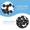 thumbnail image 4 of STRANDCHIC 100pcs Black Resin Sewing Buttons for Clothes, Elegant Plastic Craft Buttons for and Garment Accessories, 4 of 6