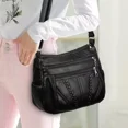 thumbnail image 3 of Bolsa Dama Suave Cuero Gran Capacidad Impermeable P/ Viaje, 3 of 8