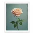 thumbnail image 5 of Paint by Numbers Kit for Adults, Soft Peach Rose Against Teal Paint by Numbers, Easy Paint by Numbers Kit for Adults Beginner, DIY Adult Paint by Number Kits on Canvas, Home Decor, 5 of 7