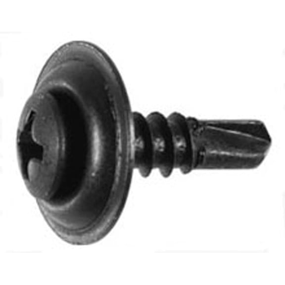 Auveco # 11454 #8-18 X 5/8" Phillips Oval Countersunk Washer SEMS Tek - Phos. Qty 100.