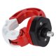 thumbnail image 3 of Percha de garra delantera para motocicleta, gancho para bolsa de casco de equipaje, rodamiento de carga de 12kg de aluminio y acero de aleación para Scooter eléctrico (rojo y blanco), 3 of 5