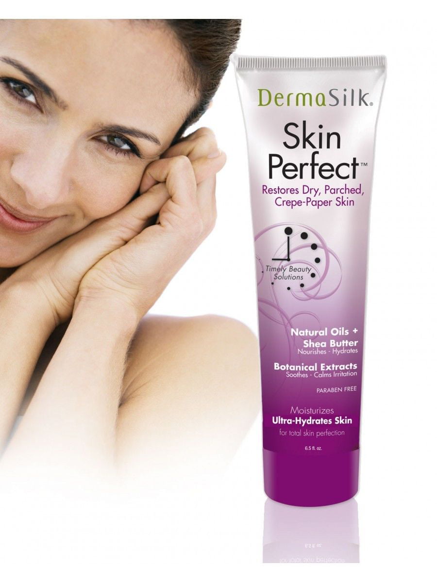 Perth Voorrecht afstuderen Dermasilk Skin Perfect - Anti Aging Moisturizer Cream Diminishes Wrinkles  on Face, Neck & Body 6.5 Fl Oz - Walmart.com