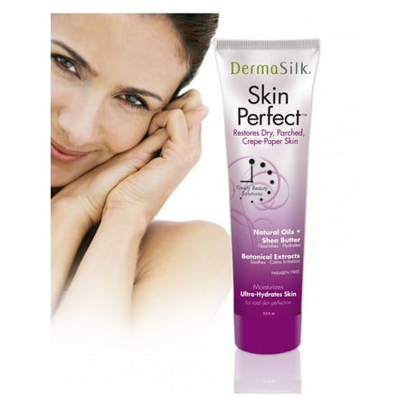 Dermasilk Skin Perfect - Anti Aging Moisturizer Cream Diminishes Wrinkles on Face, Neck & Body 6.5 Fl