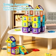 Funjoypals 6 IN 1 DIY Interlocking Block Building Sets for Kids, Educational STEM Construction Toys for Toddlers Boys Girls Ages 3+