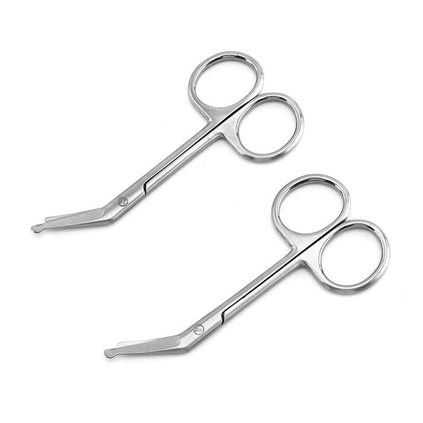 Tijeras para gasa totalmente de acero, tijeras para vendaje de gasa, tijeras pequeñas para enseñanza quirúrgica, tijeras para gasa, removedor de alambre, tijeras para vendaje.
