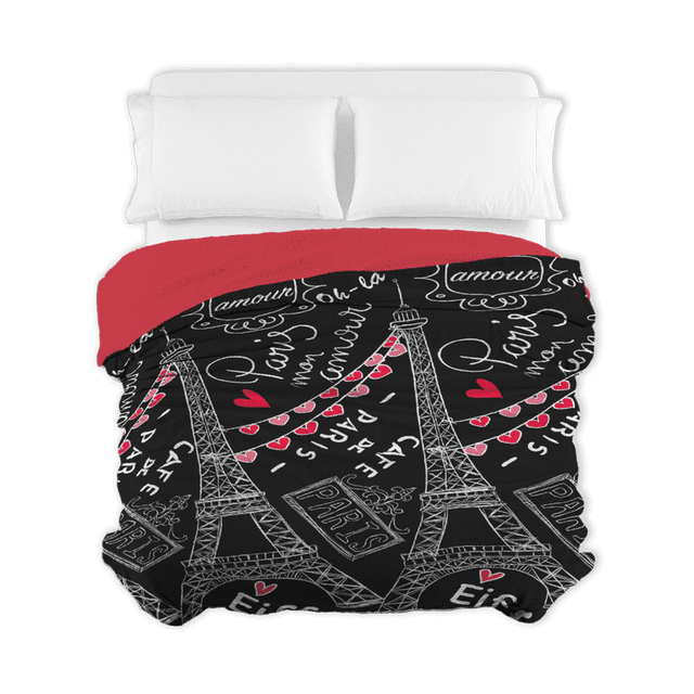 Cobertor con Borrega Matrimonial Melocotton Hogar Extra suave Mod EIFFEL