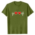 thumbnail image 4 of Tops para hombre, blusas y camisas de manga corta con cuello redondo para hombre, camisetas casuales con estampado de moda para hombre, blusa de manga corta, blusa de poliéster para hombre., 4 of 4