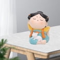 thumbnail image 3 of Estatua de yoga china, estatua femenina de estilo , estatuil de personas, manualides, en miniatura Shui para - Paloma Baoblaze Estatuilla de yoga, 3 of 8