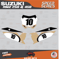 thumbnail image 2 of Kalair GFX Graphics Kit for Suzuki RMZ250 (2019-2023) Speed Series, 2 of 5