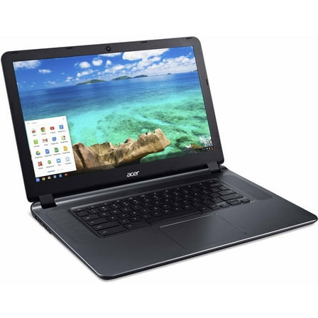 Restored Acer CB3-532-C47C Chromebook 15.6" HD Celeron N3060 1.6GHz 2GB RAM 16GB eMMc Chrome OS Granite Gray (Refurbished)