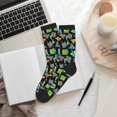 thumbnail image 6 of Rocae Geometric Dinosaur for Adult Socks Casual Athletic Stretchy Loose Socks for Women Men Non-Slip Middle Tube Socks, 6 of 7