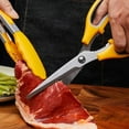 thumbnail image 4 of Vikakiooze Stainless Steel Kitchen Scissors Multi Function Food Scissors Meat And Vegetable Scissors Barbecue Tools Nutcracker, 4 of 8