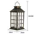 thumbnail image 3 of BeesClover Lampe Rétro à Flamme Led Suspendue Creuse avec Poignée de Transport Alimentée par Batterie pour Décoration Intérieure Extérieure, 3 of 7