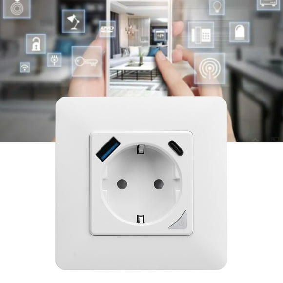 Intelligent Plug, USB Smart Wall Outlet Wifi PC AC100-240V For Factories