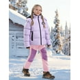 thumbnail image 6 of Lavenicole Kids Boys Girls Youth Waterproof Hiking Ski Snow Pants Elastic Waist Warm Insulated Pants, 6 of 8