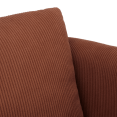 thumbnail image 4 of Bouclair Red Fabric and Metal Accent Chair, 4 of 6