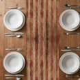 thumbnail image 6 of Retro American Flag Table Runner - 48 Inch Long, Kitchen Dining Table Runner Dresser Scarves, Vintage US Flag Red Striped Farmhouse Decor for Coffee Tables Wedding Party Banquet, 6 of 8