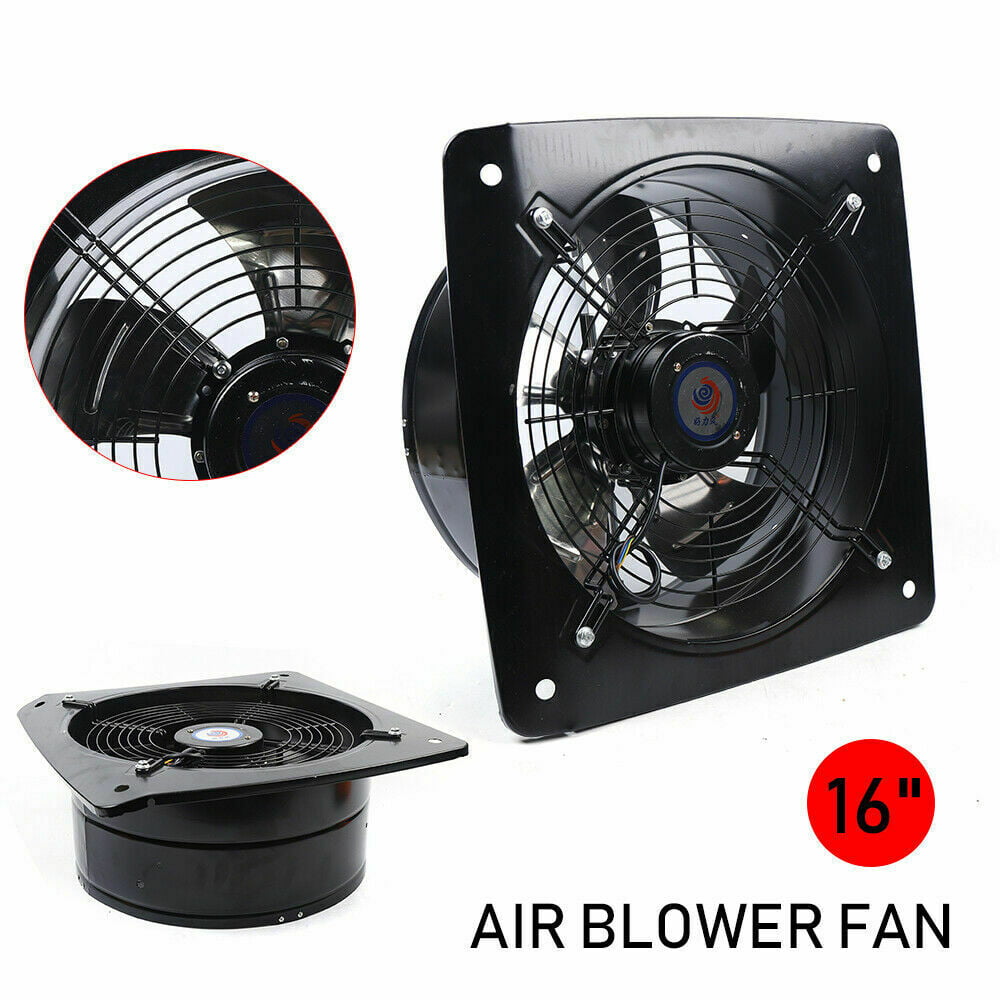 Portable Ventilator Axial Blower Ventilation Extractor Industrial Fan 16 Inches 