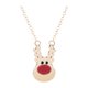 thumbnail image 1 of Collar colgante Yinane ciervo roja oro para mujeres niñas, 1 of 5